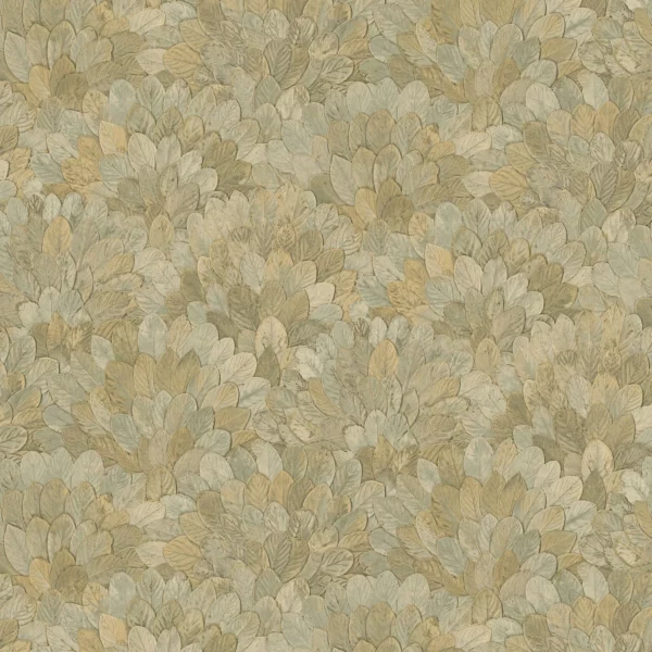 Feijoa Wallpaper - Amande by green botanical wallpaper from casamance