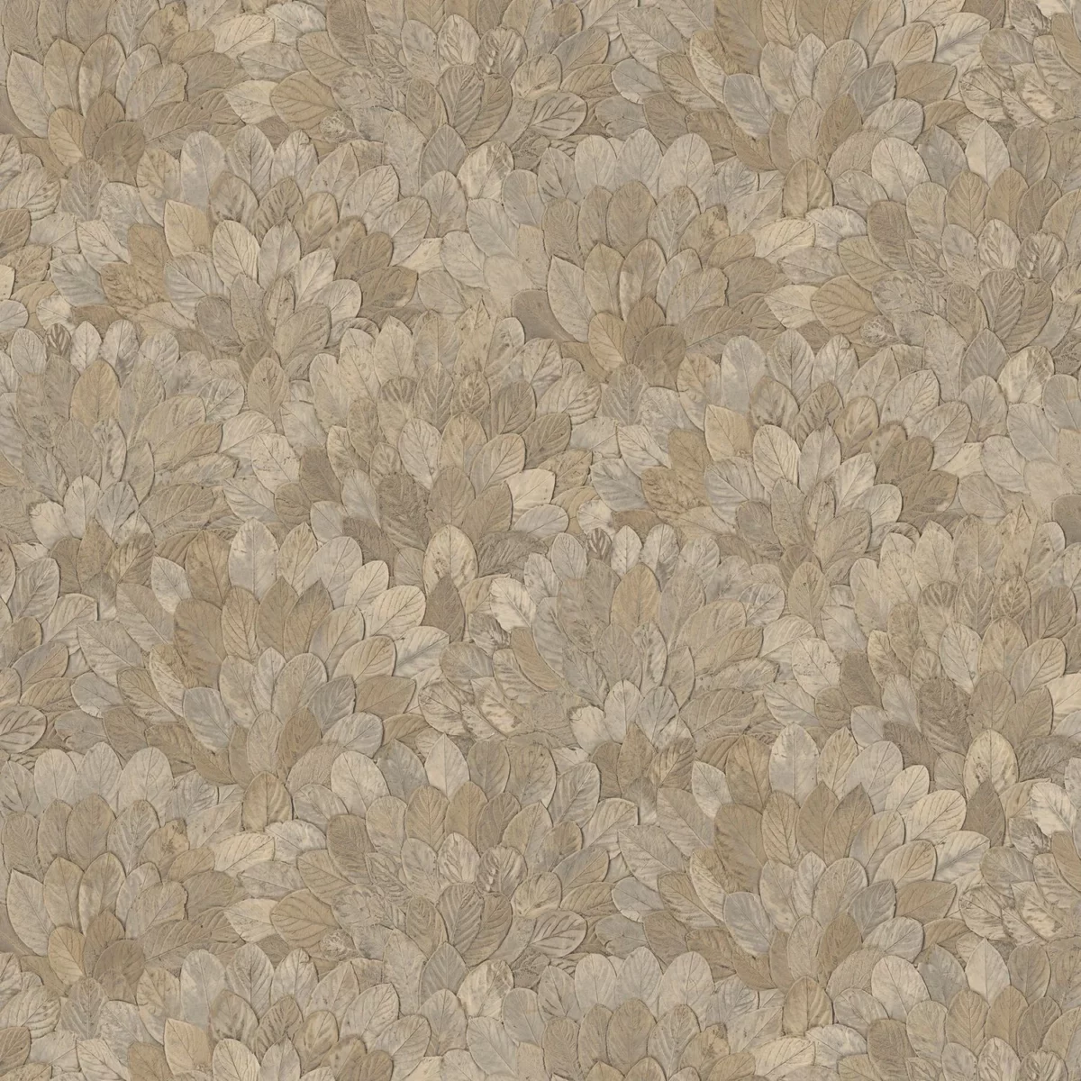 neutral botanical wallpaper from casamance