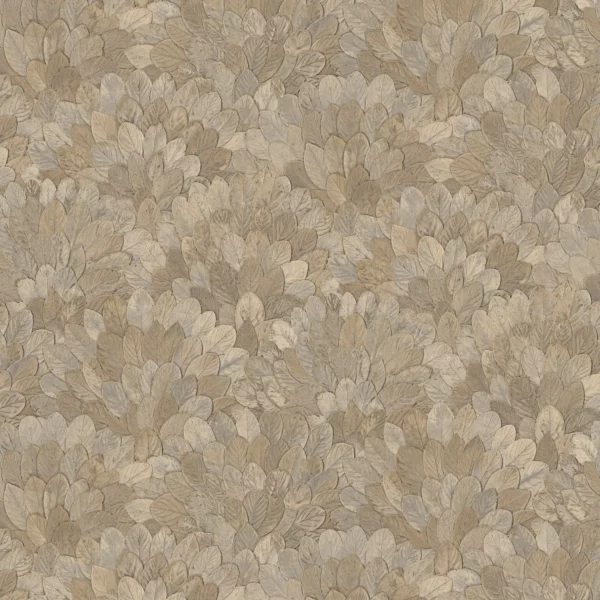 Feijoa Wallpaper - Travertin by neutral botanical wallpaper from casamance
