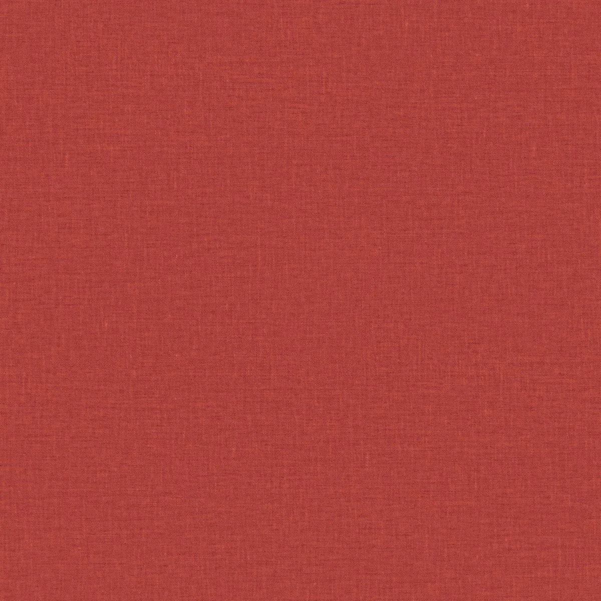 Lina Wallpaper - Rouge Carmin by red plain wallpaper from casamance