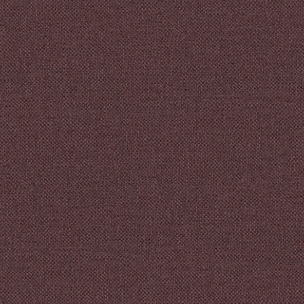 Lina Wallpaper - Prune by purple plain wallpaper from casamance