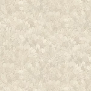 white botanical wallpaper from casamance