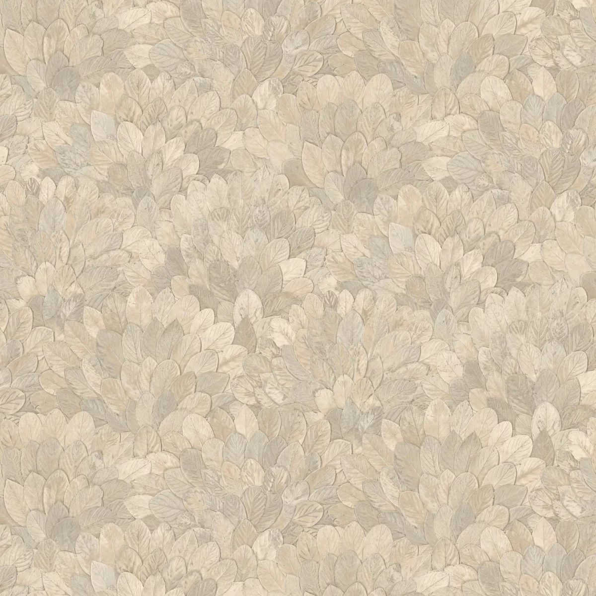 Feijoa Wallpaper - Grège by neutral botanical wallpaper from casamance