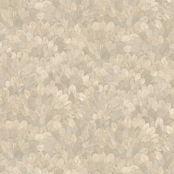 Feijoa Wallpaper - Grège by neutral botanical wallpaper from casamance