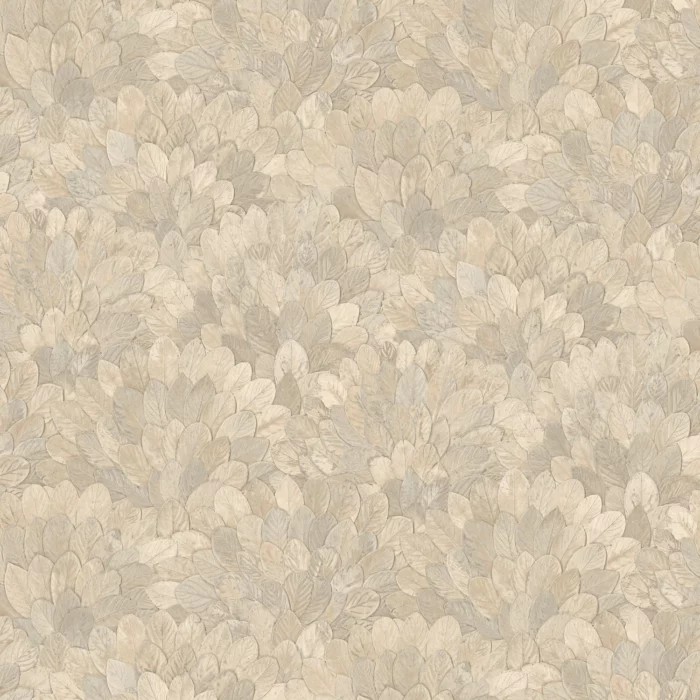 Feijoa Wallpaper - Grège – Grege swatch