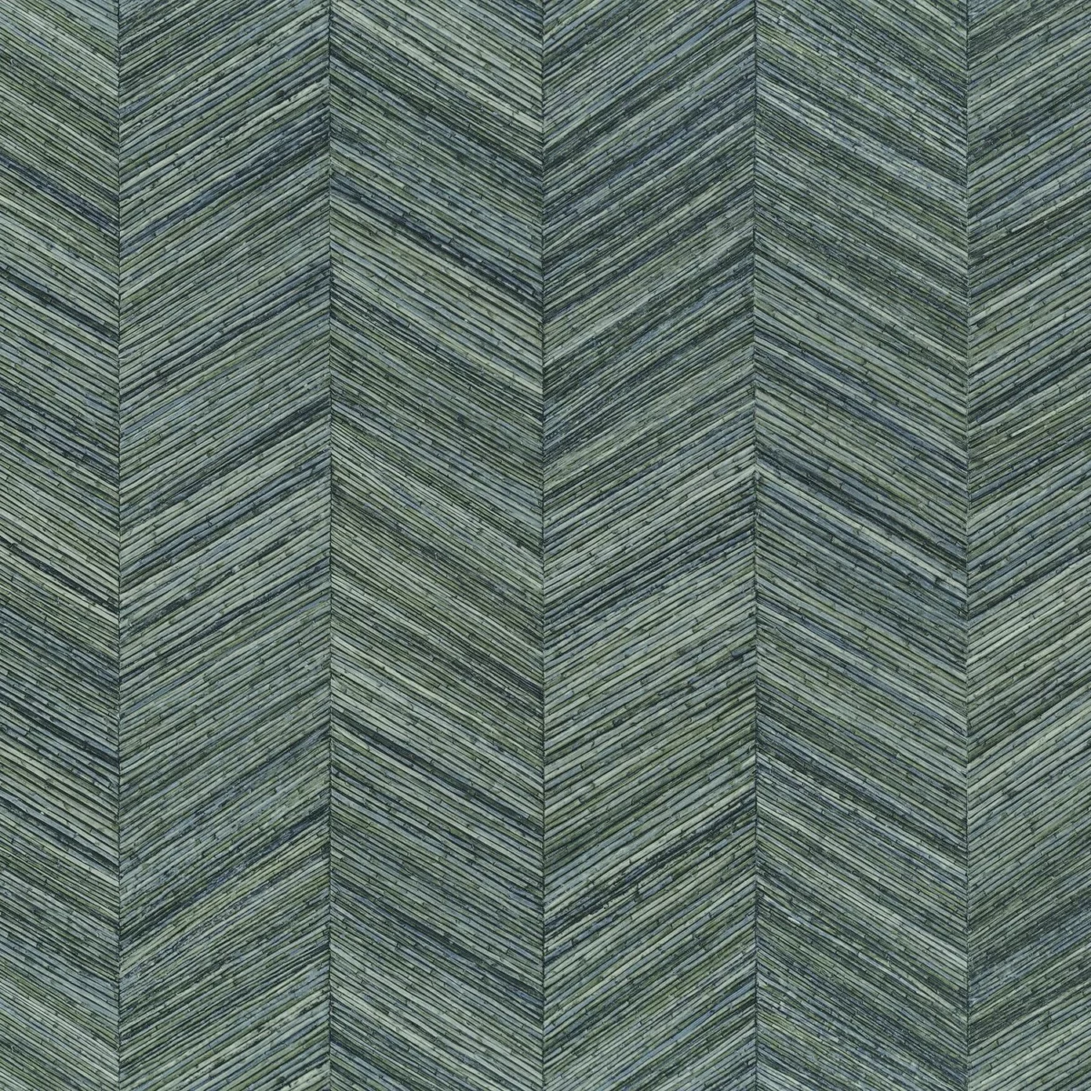 Ocotea Wallpaper - Vert Imperial by blue geometric wallpaper from casamance