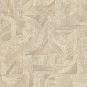 neutral geometric wallpaper from casamance