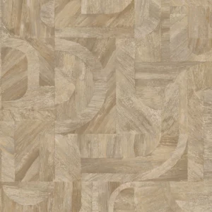 neutral geometric wallpaper from casamance