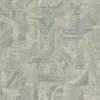 blue geometric wallpaper from casamance