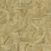 green geometric wallpaper from casamance