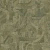 green geometric wallpaper from casamance