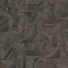 black-grey geometric wallpaper from casamance