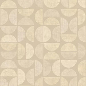 neutral geometric wallpaper from casamance