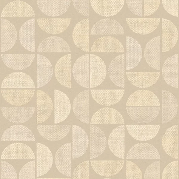 neutral geometric wallpaper from casamance