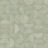 blue geometric wallpaper from casamance