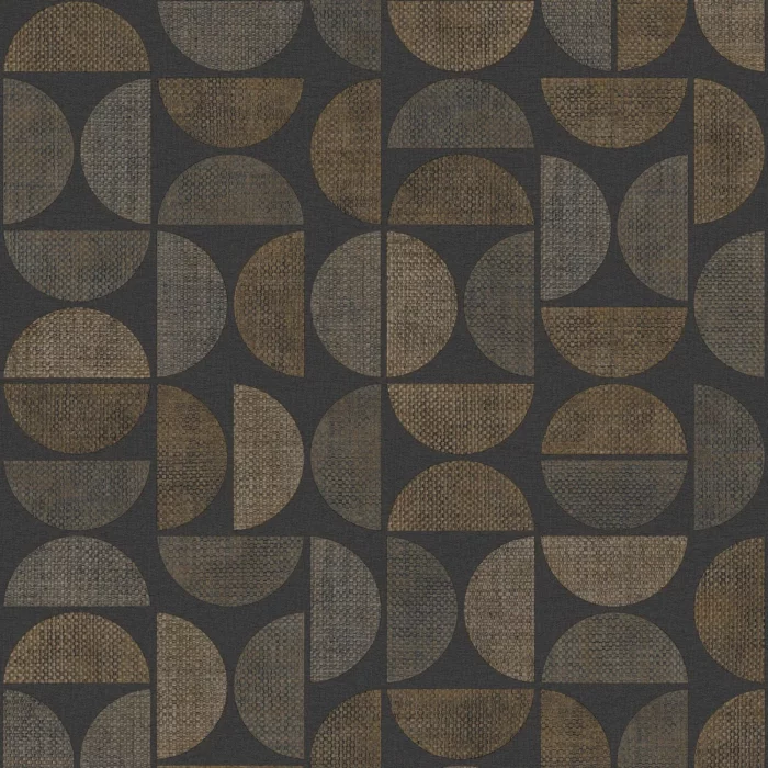 Dualis Wallpaper - Ébène – Ebene swatch