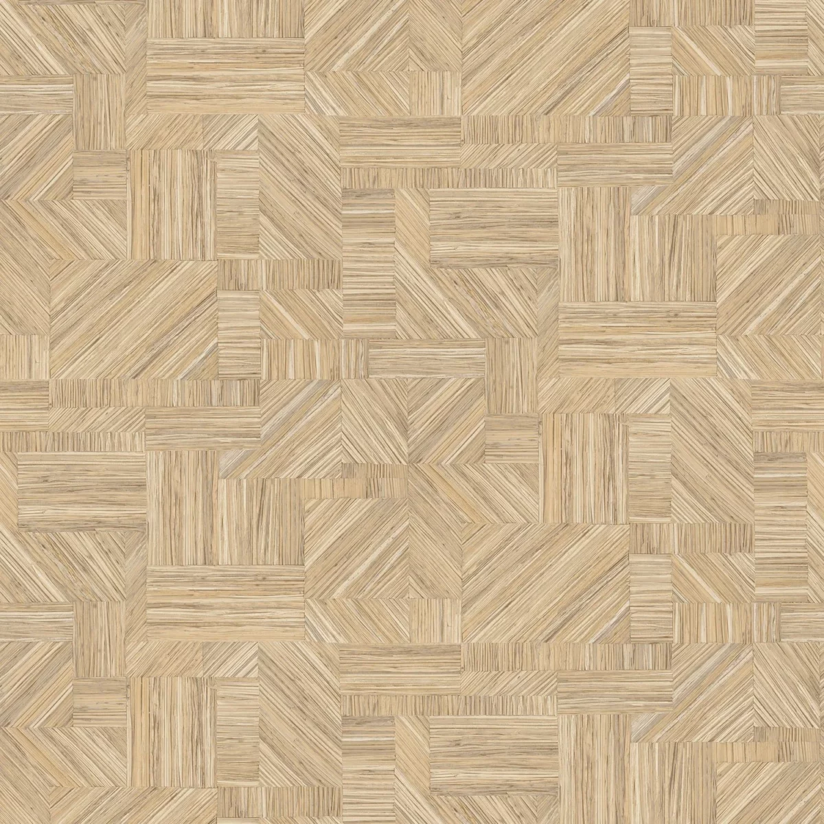 Imbrication Wallpaper - Paille by neutral geometric wallpaper from casamance