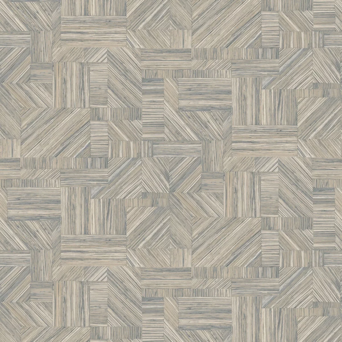 blue geometric wallpaper from casamance