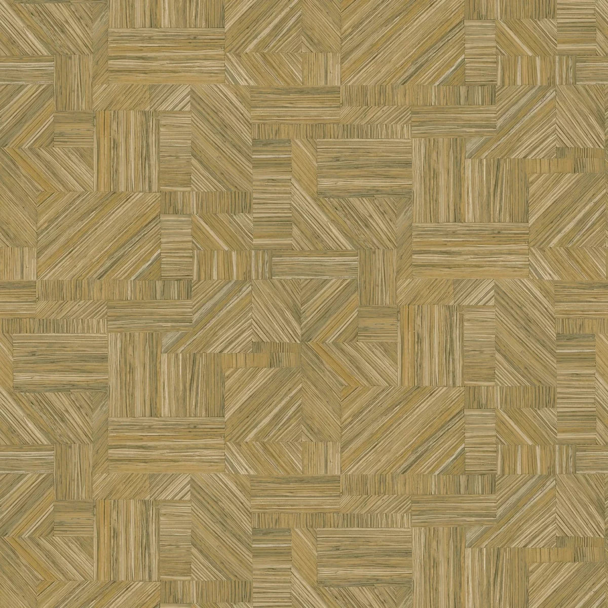 Imbrication Wallpaper - Cactus by green geometric wallpaper from casamance