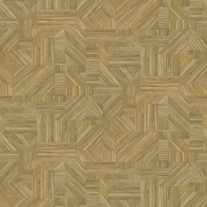 green geometric wallpaper from casamance