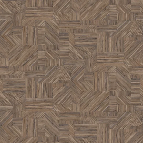 Imbrication Wallpaper - Sépia by brown geometric wallpaper from casamance