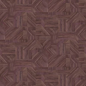 purple geometric wallpaper from casamance
