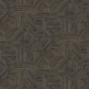 black-grey geometric wallpaper from casamance