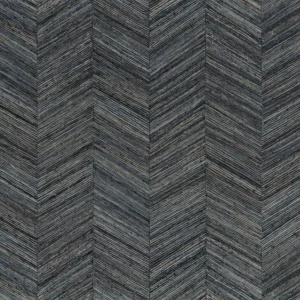 blue geometric wallpaper from casamance