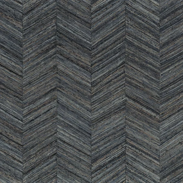 blue geometric wallpaper from casamance