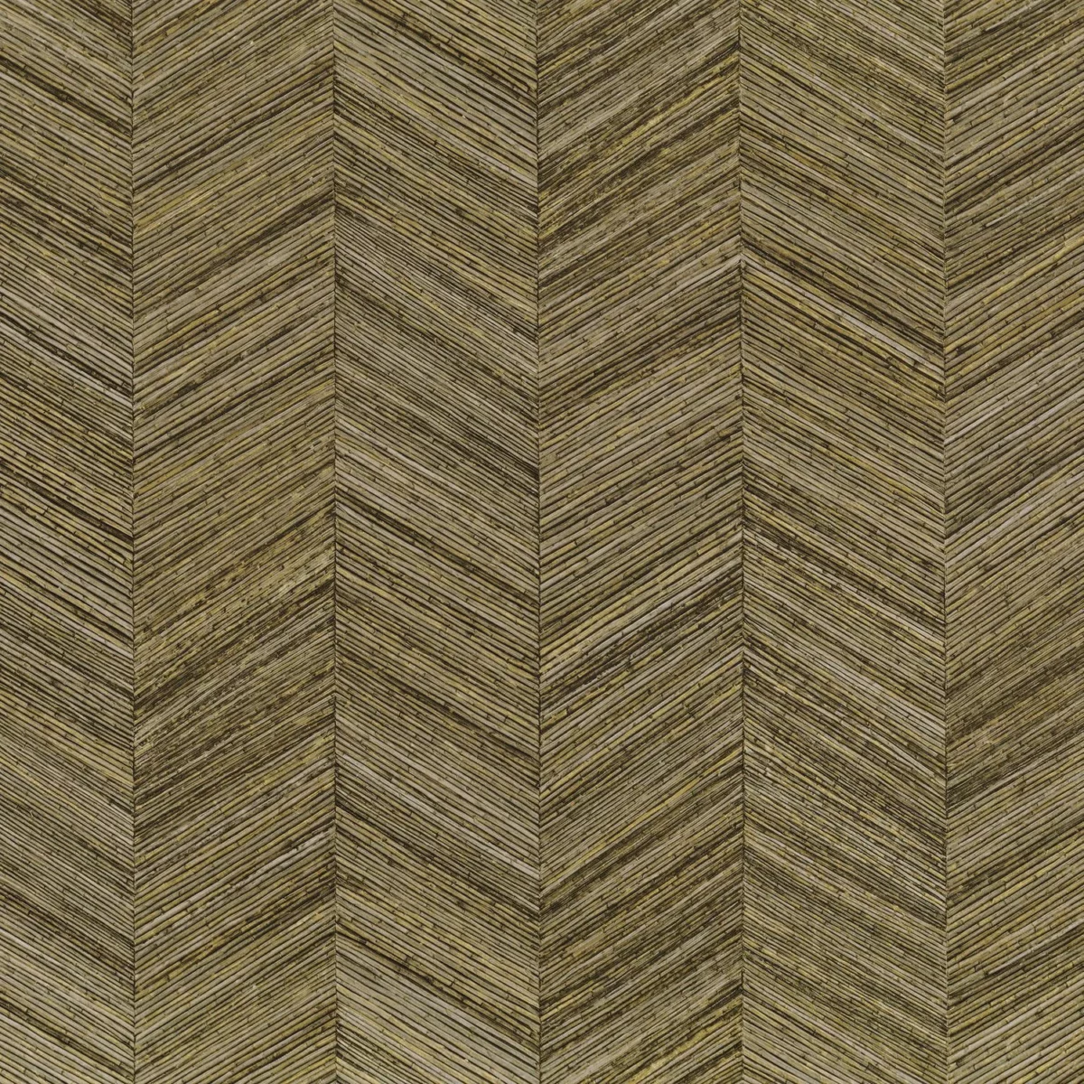 green geometric wallpaper from casamance