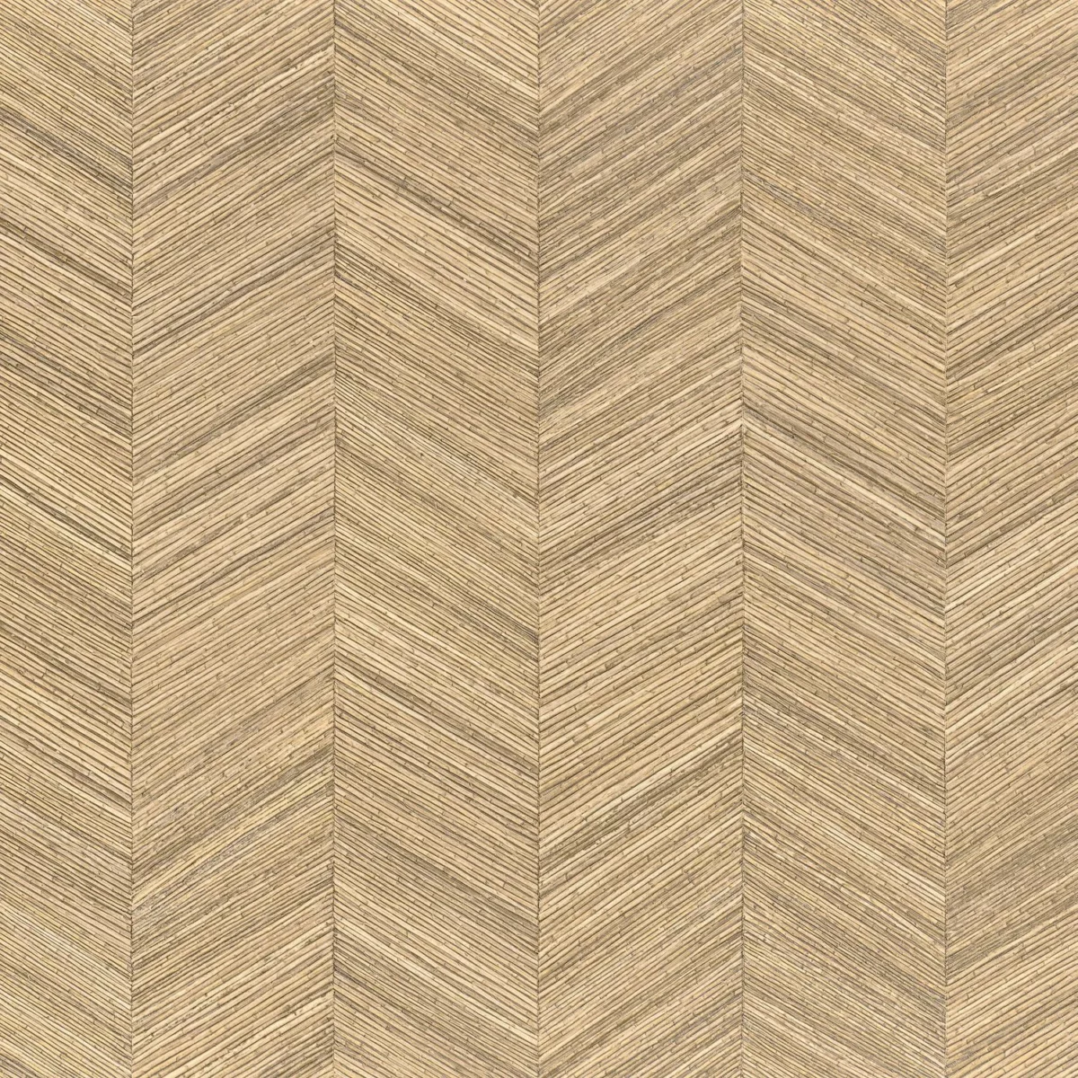 Ocotea Wallpaper - Sable by yellow geometric wallpaper from casamance
