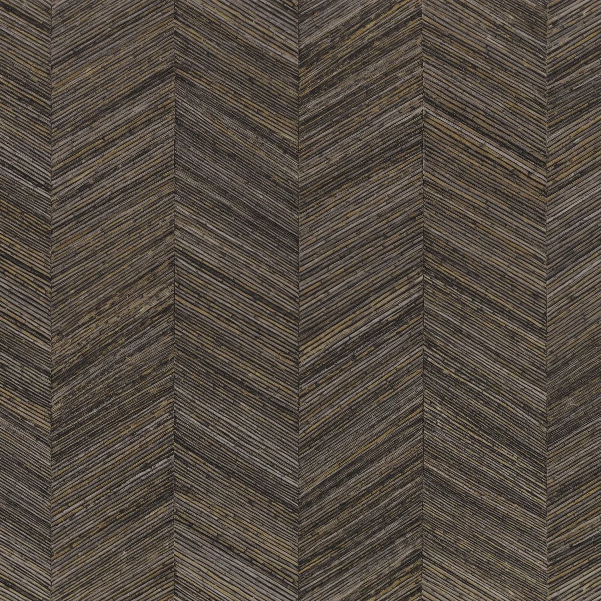 Ocotea Wallpaper - Ebene by black-grey geometric wallpaper from casamance