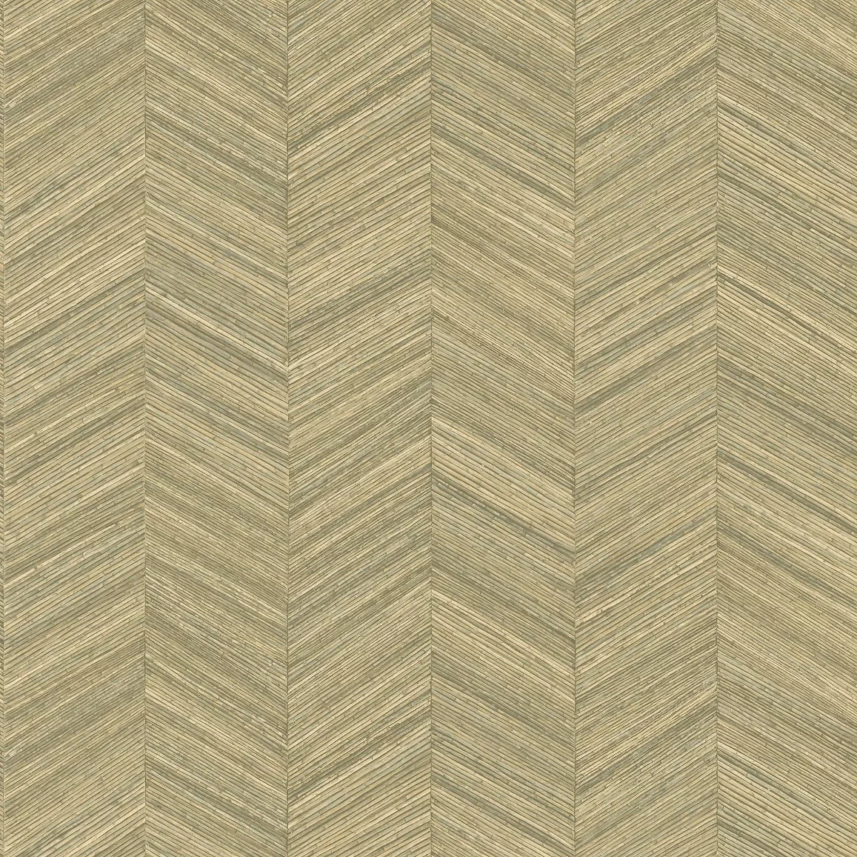 Ocotea Wallpaper - Amande by green geometric wallpaper from casamance