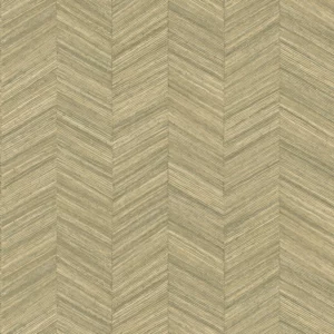 green geometric wallpaper from casamance