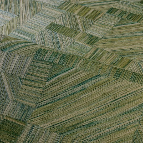 Imbrication Wallpaper - Vert Mousse by Imbrication Wallpaper - Vert Mousse from