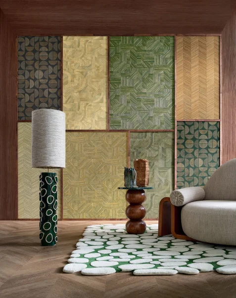 Imbrication Wallpaper - Galet by Imbrication Wallpaper - Galet from