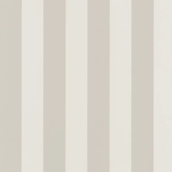 Baltic Rayure Wallpaper - Beige / Blanc by white striped wallpaper from casadeco