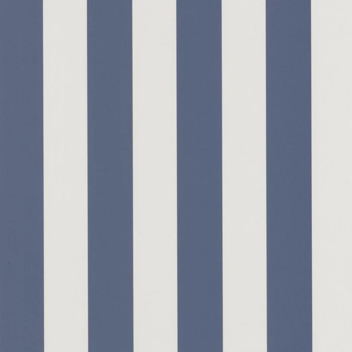 Baltic Rayure Wallpaper - Marine / Blanc fabric swatch SEAS29256520