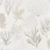 neutral botanical wallpaper from casadeco