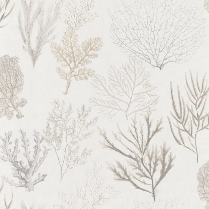Corail Wallpaper - Beige fabric swatch SEAS83971120