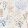 blue botanical wallpaper from casadeco