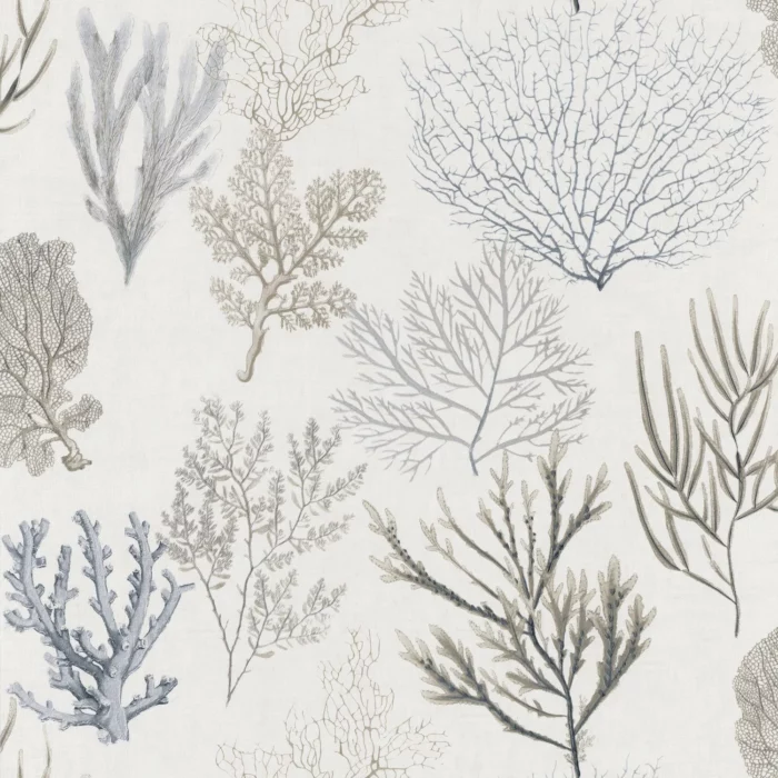 Corail Wallpaper - Noir fabric swatch SEAS83979122