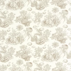 neutral animal wallpaper from casadeco
