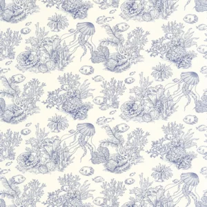 purple animal wallpaper from casadeco