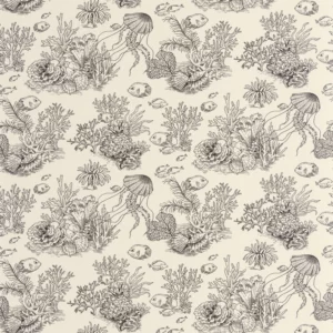 black-grey animal wallpaper from casadeco