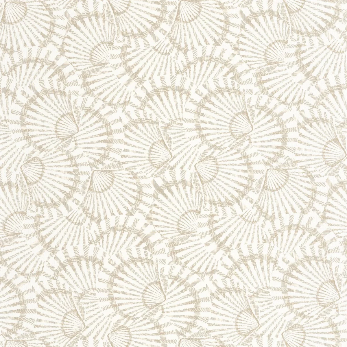 Saint Malo Wallpaper - Sable by white botanical wallpaper from casadeco