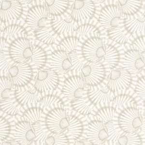 white botanical wallpaper from casadeco