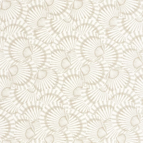 Saint Malo Wallpaper - Sable by white botanical wallpaper from casadeco