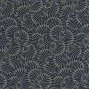 blue botanical wallpaper from casadeco