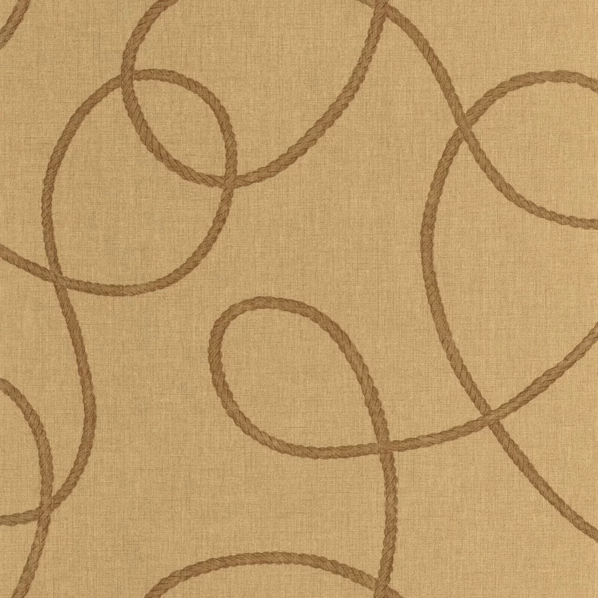 Pointe Du Raz Wallpaper - Ocre by brown misc wallpaper from casadeco